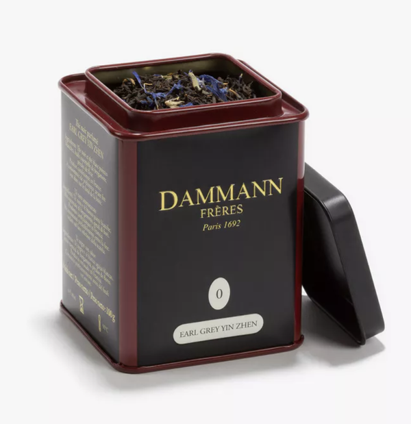 Earl Grey Yin Zhen Tea Loose Leaf Tin - Dammann Freres