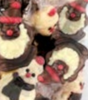 Santas & snowmen, milk & white chocolate, tubo · 17g (0.6 oz)- Abtey