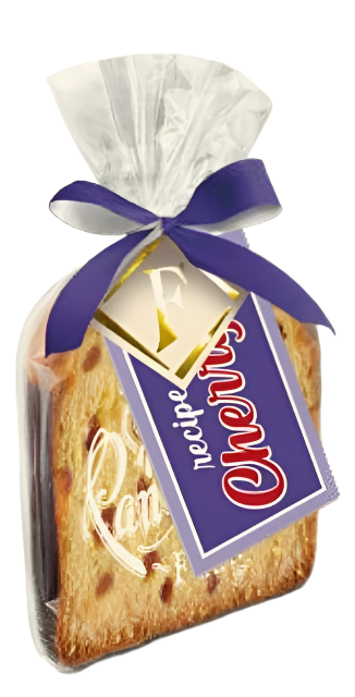 Demi-Panettone Cake with Toschi  Cherries - FLAMIGNI
