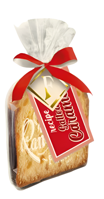 Demi-Panettone Cake with Salted Caramel - FLAMIGNI