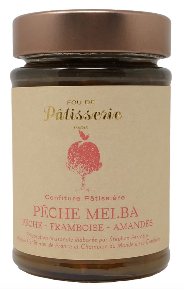 Peach Melba (Peaches, Raspberries, Almonds), 7.4oz - Maison Perrotte Collab with Fou de Pâtisserie