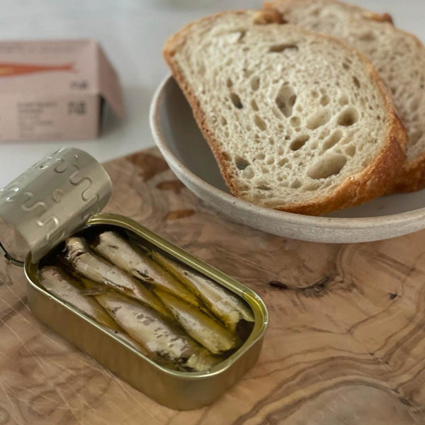 Spiced Small Sardines in Extra Virgin Olive Oil Tin Fish - Maria Organic