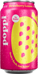 Strawberry Lemon Prebiotic Soda - Poppi