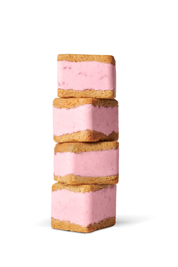 Strawberry Shortcake Ice Cream CHOMPS 4 pack - Nightingale Ice Cream