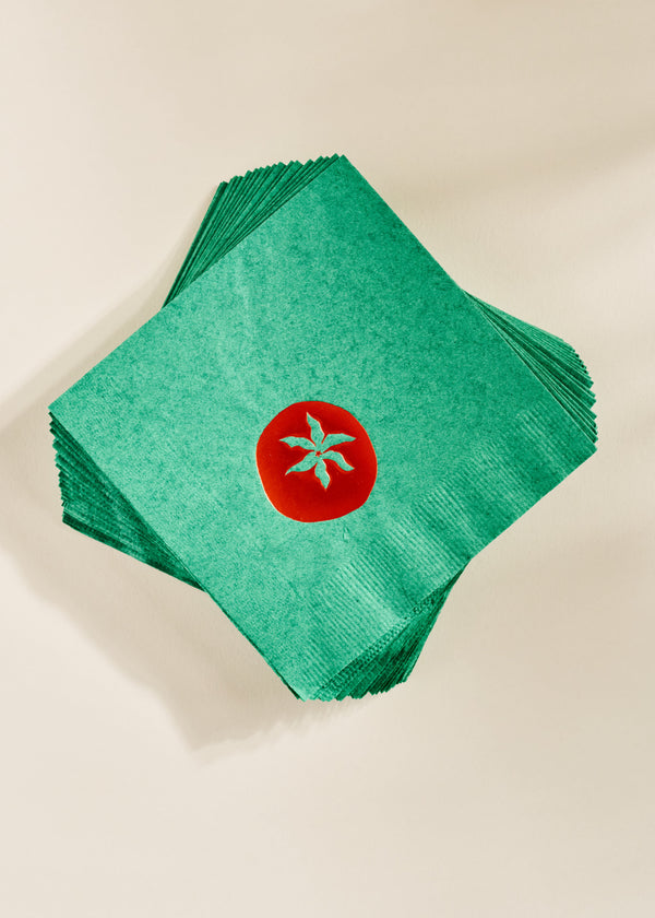 Tomato Cocktail Paper Beverage Napkins - One & Only Paper