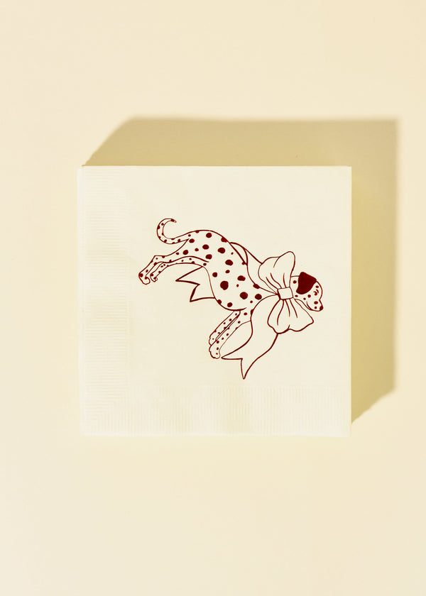 Dalmatian Red and White Napkins  - One & Only Paper”