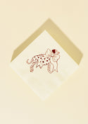 Dalmatian Red and White Napkins  - One & Only Paper”