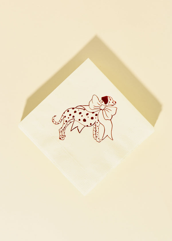 Dalmatian Red and White Napkins  - One & Only Paper”