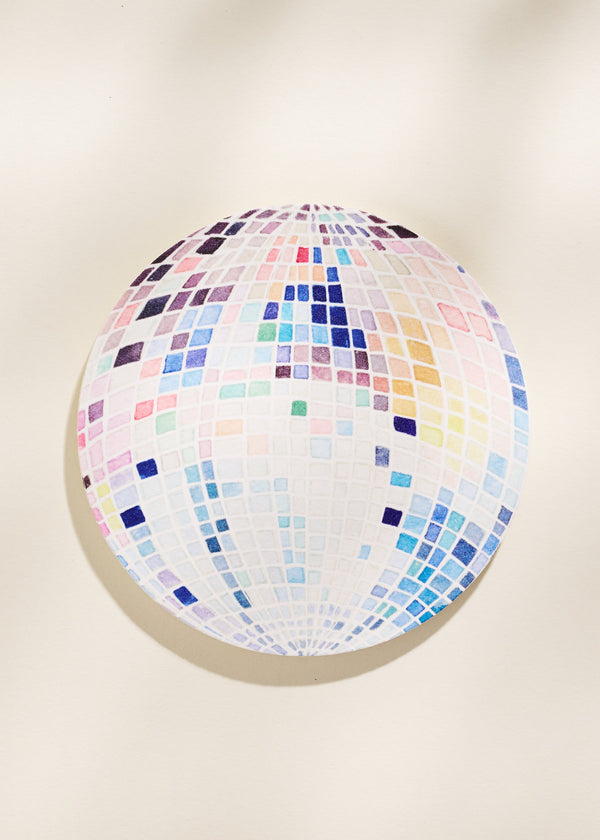 Rainbow Disco Ball Coasters - One & Only Paper