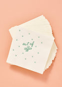 Out of Office Cocktail Paper Beverage Napkins - One & Only Paper