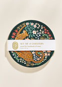 Stretching Cheetah Coasters - One & Only Paper