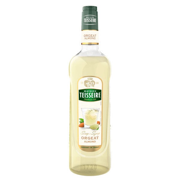 Orgeat Syrup Glass Bottle - Teisseire