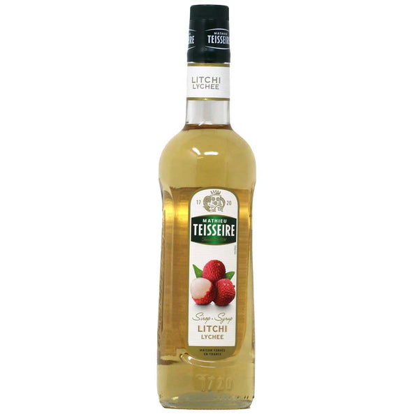 Lychee Syrup Glass Bottle - Teisseire