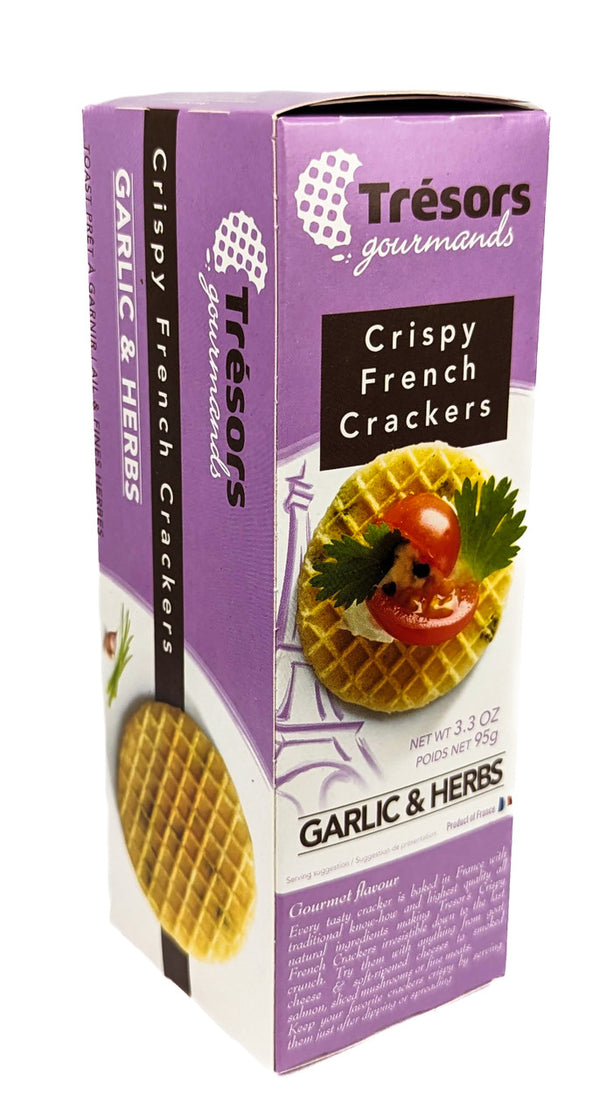 Garlic & Herbs Crackers - Tresors