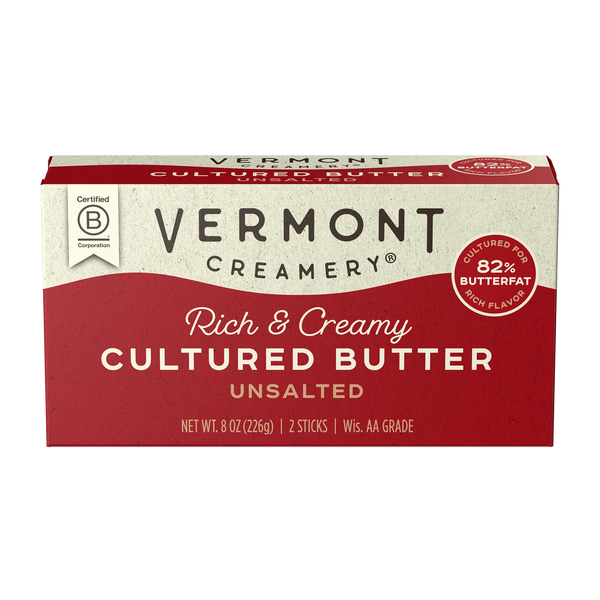 Cultured Butter Unsalted- Vermont Creamery