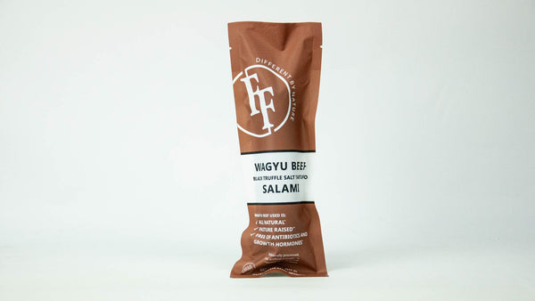 Wagyu Beef Black Truffle Tartufo Salami 5OZ - Fossil Farms