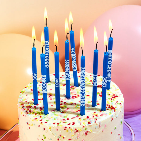 Birthday Candles Blue - 54 Celsius