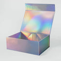 A4 Deep Holographic Magnetic Gift Box with Ribbon