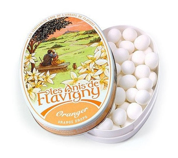 Orange Blossom Pastilles Oval Tin - Anis de Flavigny