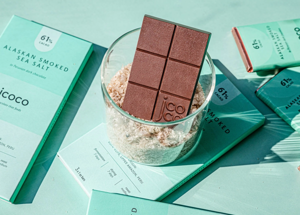 Jcoco Chocolate Alaskan Smoked Sea Salt *Mini Size*