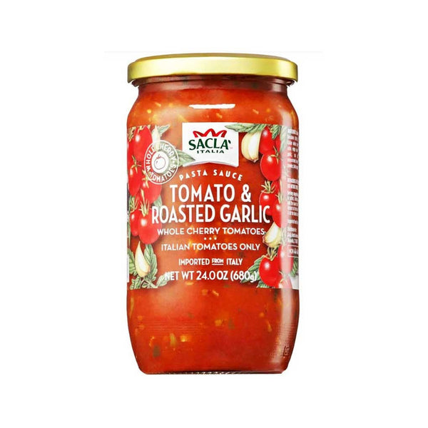 Italian Cherry Tomato and Roasted Garlic Pasta Sauce 24 oz  - Sacla