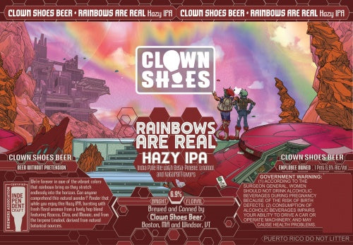 Clown Shoes Rainbows Are Real Hazy IPA *SINGLE CAN*