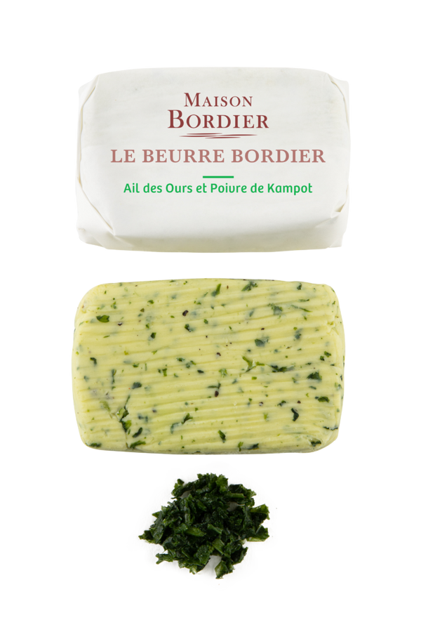 Wild Garlic & Kampot Pepper Butter - Le Beurre Bordier