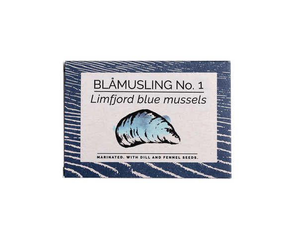 Blamuslinger No. 1 Limfjord Blue Mussels with Dill - Fangst Tin Fish