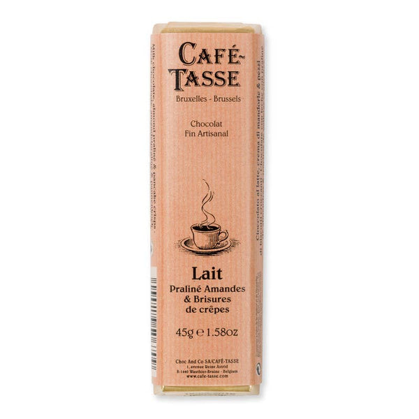 Almond Praline Milk and Pancake Chips Stick - Café-Tasse