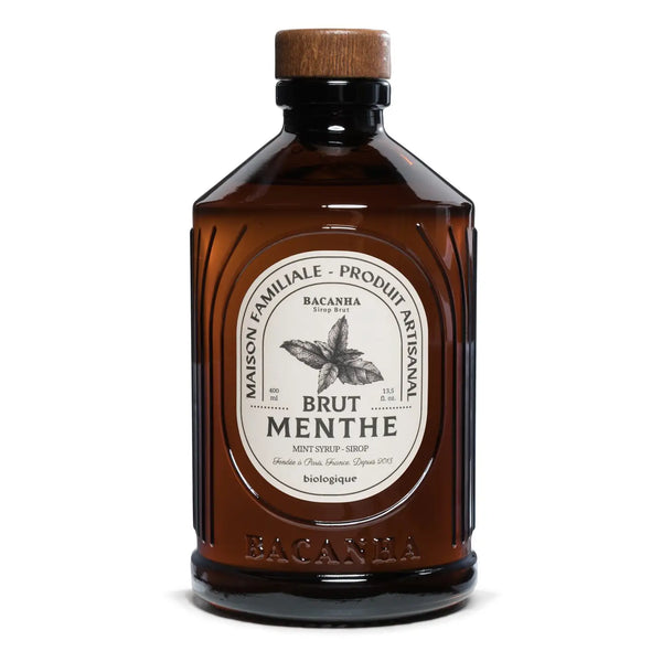 Raw Mint Syrup Organic 400ml - Bacanha