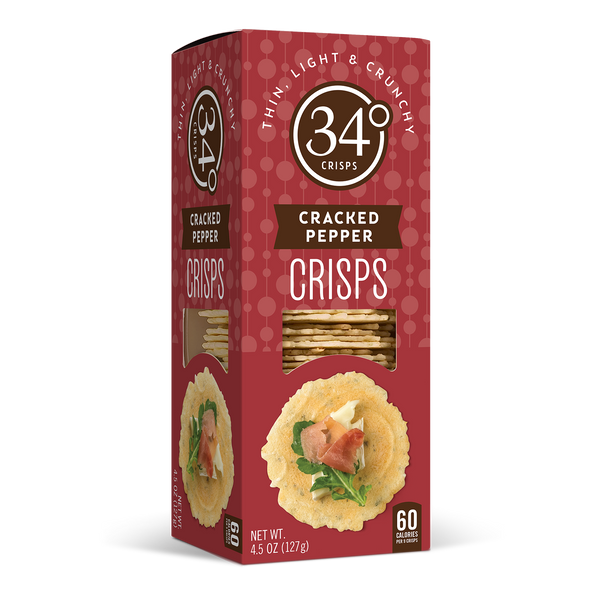 34 Degrees  Cracked Pepper Crisps