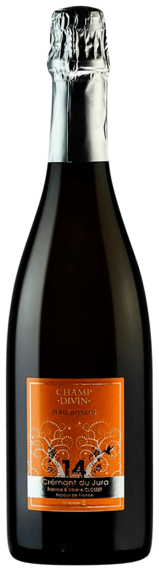 Champ Divin Crémant du Jura Brut Zero Dosage 2022