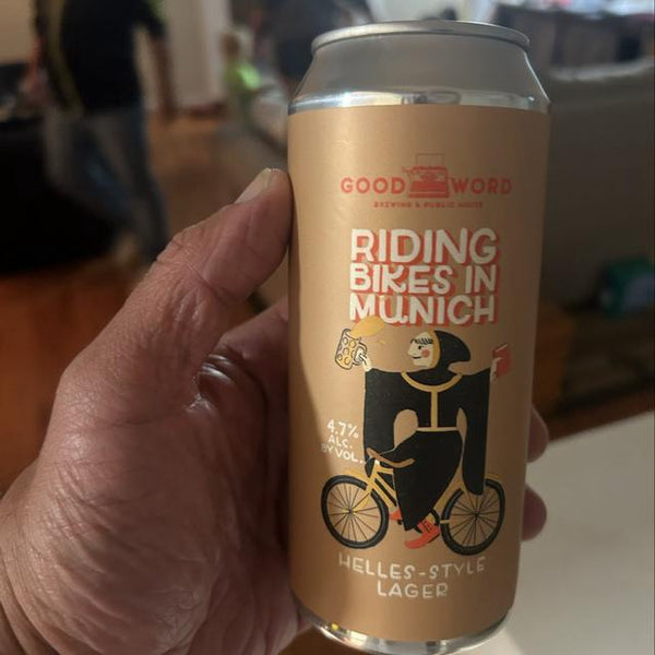 Good Word Riding Bikes In Munich Helles lager