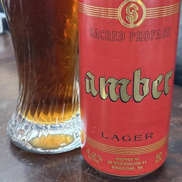 Sacred Profane Amber Lager