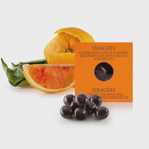 Dark Chocolate Covered Orange Pearls - 