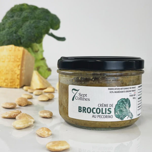 Broccoli Cream with Pecorino & Almonds 200g - Sept Collines