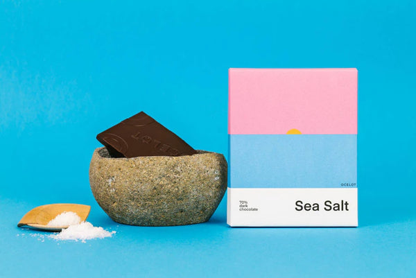 Sea Salt 70%, 70g - Ocelot Chocolate