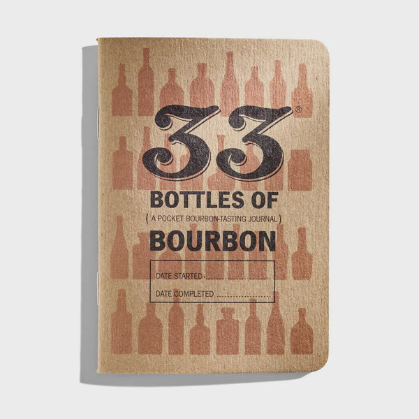 33 Bottles of Bourbon Tasting Journal - 33 Books Co.