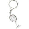 Enamel Keychain - Glass of Wine