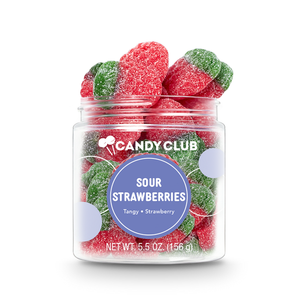 Sour Strawberry Gummies - Candy Club