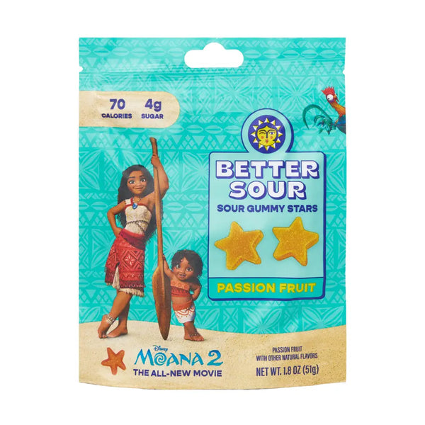 Passion Fruit Gummy Stars - Better Sour