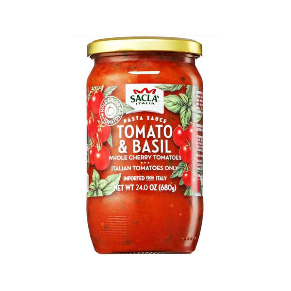 Italian Cherry Tomato and Basil Pasta Sauce 24 oz  - Sacla