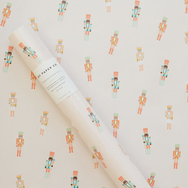 Pinkmas Nutcracker Wrapping Paper - Joy Paper Co.