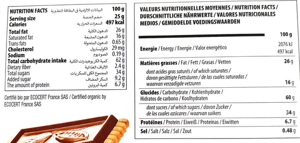 Petit Beurre w/ Milk Chocolate - Filet Bleu