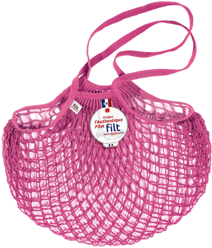 Net Bag Long Handles Rose Sorbet - FILT 1860