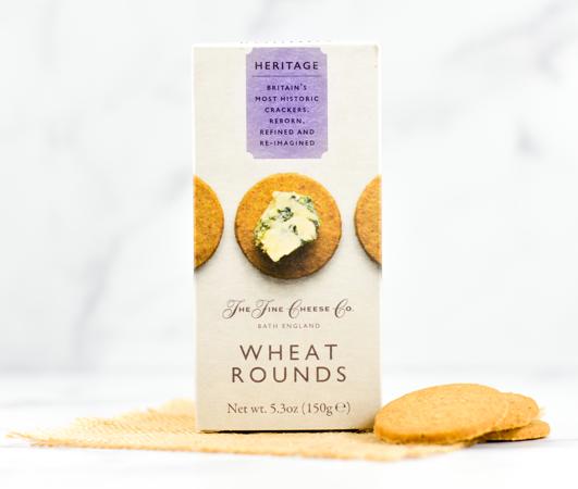 Fine English Wheat Rounds Crackers - The Fine Cheese Co.