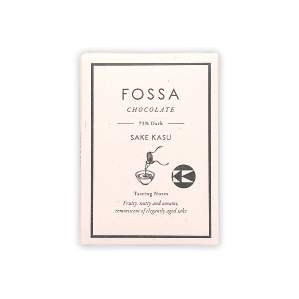 Fossa Sake Kasu Dark 73% 50g - Fossa Chocolate