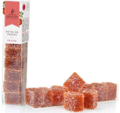 Strawberry pâte de fruit squares · 90g (3.2 oz) - Francois Doucet