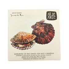 Small Scallops with Garlic & Chili Tin Fish - Ar de Arte