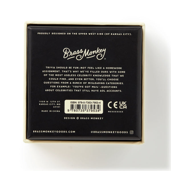 Brass Monkey Irrelevant Celebrity Trivia